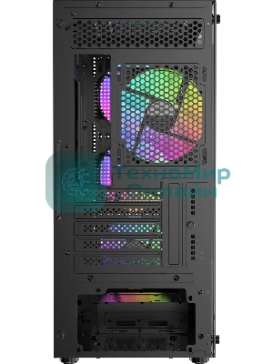 Компьютерный корпус Ocypus Gaммa C50 BK ARGb, MATX, USB 3.0*1+USB 2.0*2, FRONT 3x120мм ARGb, REAR 1x120мм ARGb