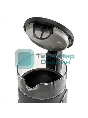 Чайник Delta Lux DE-1025 черный 2,2кВт, 1.7 л, LC