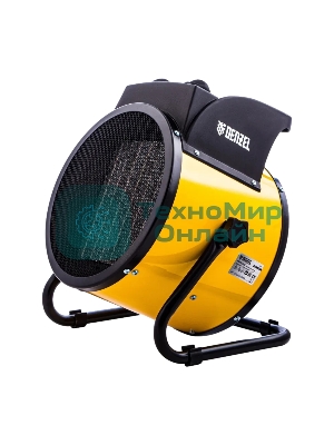 Тепловая пушка керамический нагреватель (тепловентилятор) Denzel DHC 5-400, 230В, 0,04/3/5 кВт