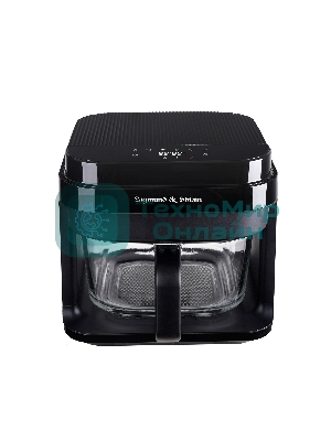 Аэрофритюрница Zigmund & Shtain ZAF-902 черный, 1400 Вт, 5.5 л, сенсор, 8 программ