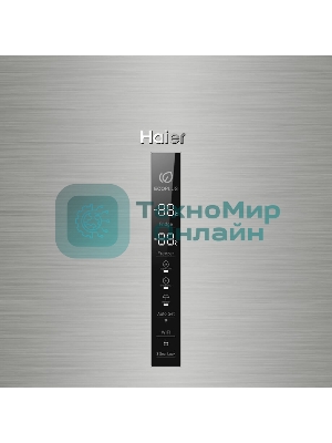 Холодильник Haier C2F637CFMVU1 серебристый двухкамерный 278/108л морозилка снизу, No Frost