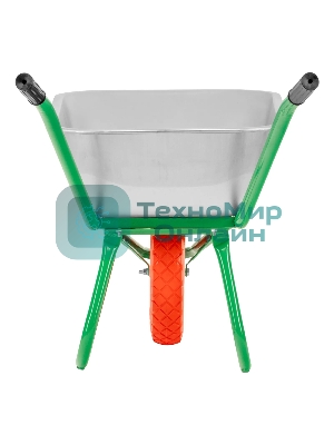 Тачка садово-строительная Palisad с PU колесом, грузоподъемность 180 кг, объем 120 л