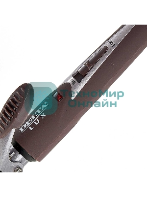 Щипцы для завивки волос DELTA LUX DL-0630 коричневый, 19 мм, 180 °C, 1 режим