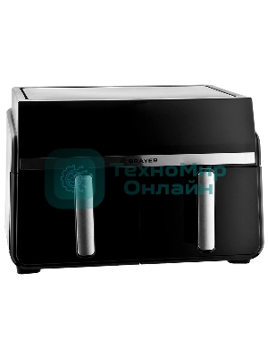Аэрогриль BRAYER BR2050 черный, 2200 Вт, 10 л, сенсор, 8 программ