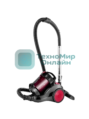 Пылесос Centek CT-2529 красный/черный, 350/2000 Вт, уборка сухая, пылесборник контейнер 2 л