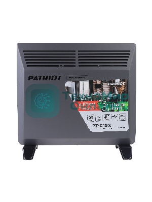 Конвектор электрический Patriot PT-C 10 X черный, 1000 Вт, 15 м2, термостат