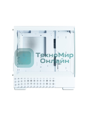 Компьютерный корпус ZALMAN P10, MATX, белый, WINDOW, 2x3.5