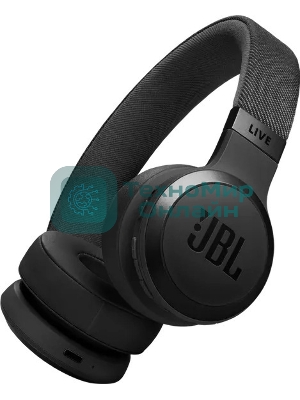 Беспроводные/проводные наушники JBL Live 670NC черный, накладные, Bluetooth + проводной, адаптивное шумоподавление, быстрая зарядка