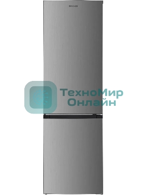Холодильник Hyundai CC30021AF нержавеющая сталь 182/55л морозилка снизу, No Frost