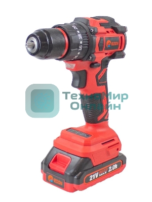 Дрель-шуруповерт Edon UAD-21PBL, 21 В, 2 Ач, 40 Нм, бесщеточный