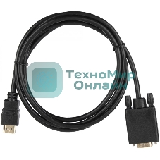 Кабель ACD-DHVM1-30B ACD-DHVM1-30B HDMI 1.4, Golden Plated,19m/15m, HDMI-VGA черный, 3м, (742330)