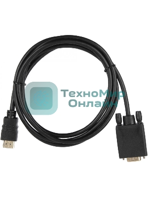 Кабель ACD-DHVM1-30B ACD-DHVM1-30B HDMI 1.4, Golden Plated,19m/15m, HDMI-VGA черный, 3м, (742330)