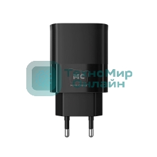 Сетевое зарядное устройство MORE CHOICE (4620202553454) NC67 СЗУ 1Type-C 3.0A PD 20W, черный