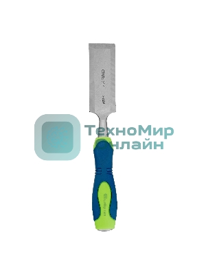 Долото-стамеска Сибртех, 38 мм, двухкомпонентная рукоятка