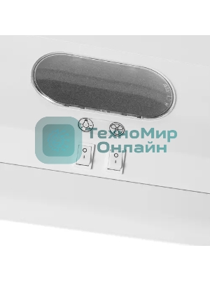 Вытяжка каминная Elikor Сатурн 60П-180-В1Л белый/золотистый, 60 см, 180 куб. м/ч, 48 дБ