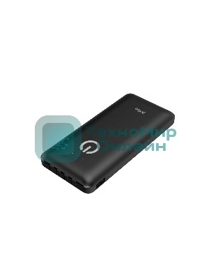 Портативный аккумулятор Powerbank Perfeo ABSOLUTE 10000mah In Micro usb,USB /Out USB,Micro usb,Type-C,Lightning, 2.1А/ черный (PF_B4878)