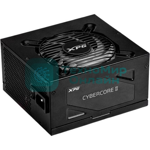 Блок питания ADATA XPG CYBERCORE II 1300W RTL (CYBERCOREII1300P-BKCEU), 1300Вт, 80 PLUS Platinum, 120мм, модульный, черный