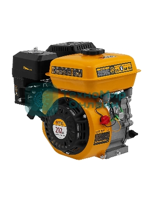 Двигатель бензиновый Denzel RX-17S, 7 л.с., 212 см3, горизонтальный вал шлиц 25 мм