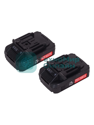 Дрель-шуруповерт Ресанта ДА-18-2ЛК, 18 В, 2 Ач, 50 Нм, щеточный