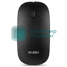 Мышь беспроводная SVEN RX-565SW темно-серый, 1600 dpi, радиоканал, USB, кнопки - 4