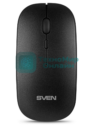 Мышь беспроводная SVEN RX-565SW темно-серый, 1600 dpi, радиоканал, USB, кнопки - 4
