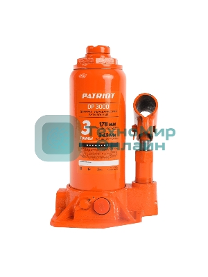 Домкрат бутылочный PATRIOT DB 3000 3T