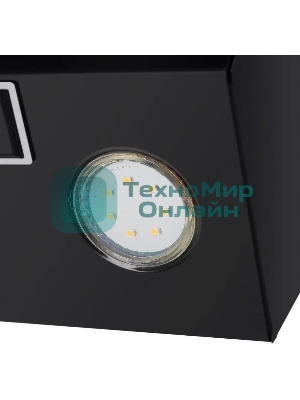 Вытяжка каминная Maunfeld Bridge 60 нержавеющая сталь/черное стекло, 60 см, 850 куб. м/ч, 51 дБ