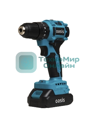 Дрель-шуруповерт Oasis ASU-14A, 14,4 В, 2 Ач, 45 Нм, бесщеточный, ударный