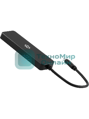 USB-разветвитель Digma DHUB-4USB-C-2.0, USB-C, USB 2.0 4порта, USB