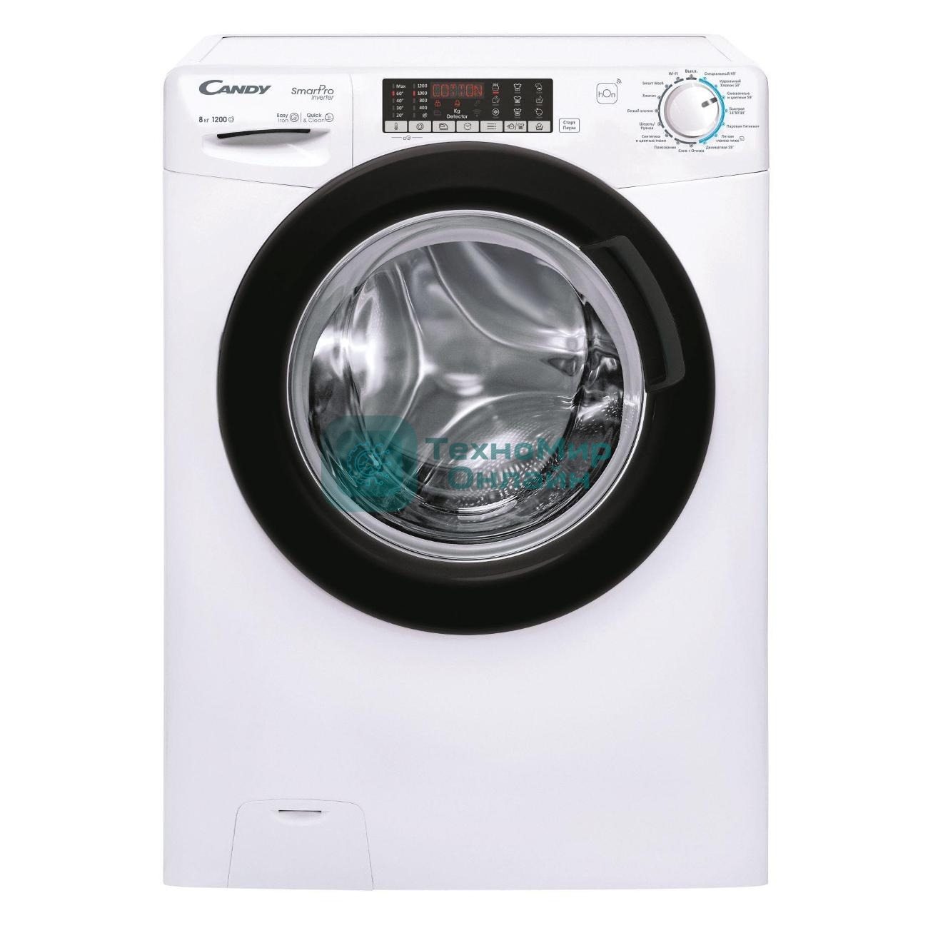 Стиральная машина Candy CSO44 286TWMB-07 белый, загрузка фронтальная 8 кг, 1200 об/мин., класс: A