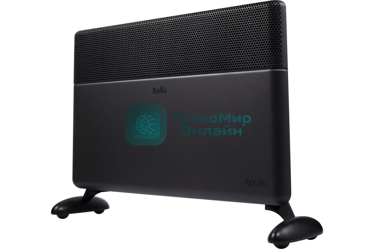 Конвектор электрический Ballu Apollo Digital INVERTER Black Infinity BEC/ATI-1503 черный, 1500 Вт, 20 м2, термостат, дисплей, WiFi