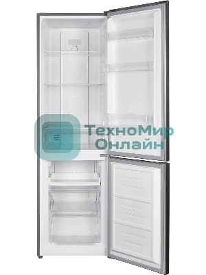 Холодильник Hyundai CC30021AF нержавеющая сталь 182/55л морозилка снизу, No Frost