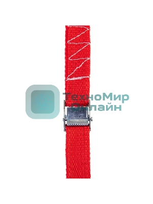 Ремень Rexant для крепления груза, с фиксатором, 6м красный