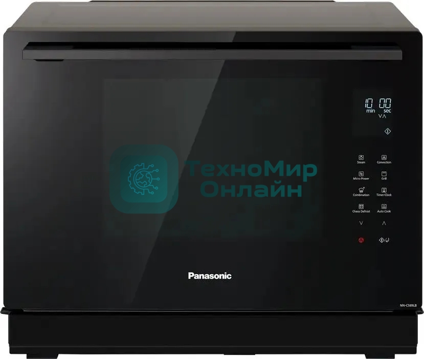 Микроволновая печь Panasonic NN-CS89LBZPE черный, 31 л, 1000 Вт, переключатели - сенсор