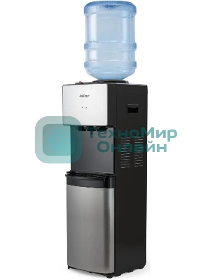 Кулер для воды Hotfrost V400BS, верхняя загрузка, нагрев 90 °С, охлаждение 10 °С, серебристый/черный