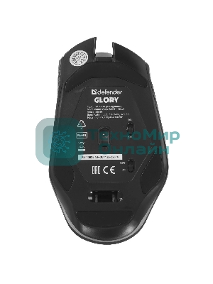 Мышь беспроводная Defender Glory GM-514 черный, 3200 dpi, радиоканал, USB, кнопки - 7