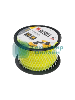 Леска для триммера Denzel квадрат, 4,0мм х 62м, на DIN катушке FLEX CORD