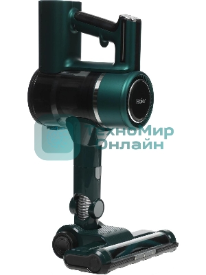 Пылесос вертикальный Haier HVC400HE зеленый, питание от аккумулятора, 400 Вт, уборка сухая, пылесборник 0.8 л