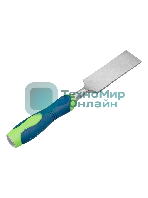 Долото-стамеска Сибртех, 38 мм, двухкомпонентная рукоятка