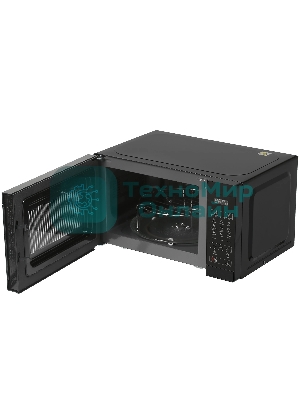 Микроволновая печь Sharp R-6800RK черный, 20 л, 800 Вт, переключатели - сенсор