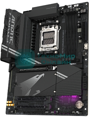 Материнская плата Gigabyte X870 AORUS ELITE WIFI7, AM5, AMD X870, 4xDDR5, 4xSATA, 4xM.2, 1xPCI-E 5.0 x16, 1xPCI-E 4.0 x4, 1xPCI-E 3.0 x2, 1xHDMI, 1x 2.5Gb LAN, 4xUSB-A 3.2 Gen 1, 2xUSB-A 3.2 Gen 2, 4xUSB-A 2.0, 2xUSB-C 4.0, 2x3.5 мм, 7.1, ATX