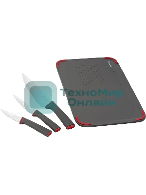 Набор из 3 ножей и разделочной доски Rondell RD-1491 Strike