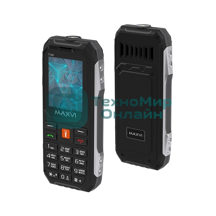 Мобильный телефон Maxvi T100 черный