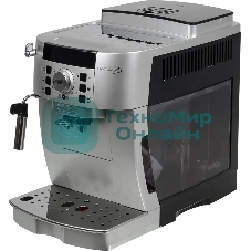 Кофемашина автоматическая DeLonghi ECAM 22.110.SB серебристый, исп. кофе - молотый/зерновой, 1.8 л, 1450 Вт, 15 Бар.