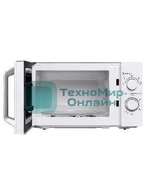 Микроволновая печь BBK 20MWS-761M/W белый, 20 л, 700 Вт, переключатели - поворотный механизм