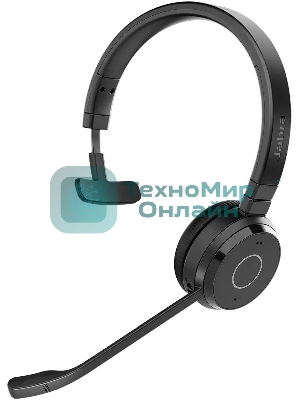 Гарнитура Jabra Evolve 65 TE чёрный, беспроводная, Bluetooth, до 16 ч