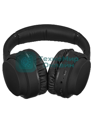 Беспроводные/проводные наушники Harper HB-707 черный, накладные, Bluetooth + проводной, складная конструкция, до 8 ч