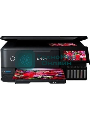 МФУ струйное Epson EcoTank L8160 (C11CJ20503) черный, A4, ч/б печ. 16 стр/мин., цв. печ. 12 стр/мин., 5760x1440 DPI, USB, Wi-Fi, Ethernet