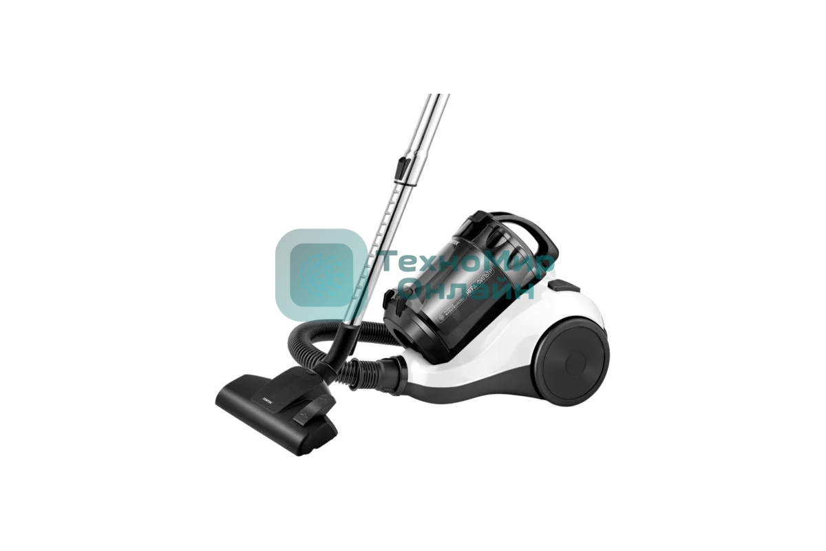 Пылесос Centek CT-2529 белый/черный, 350/2000 Вт, уборка сухая, пылесборник контейнер 2 л