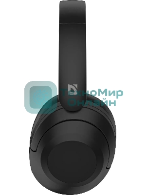 Беспроводные/проводные наушники Defender FreeMotion B490 черный, накладные, Bluetooth + проводной, складная конструкция, микрофон, до 14 ч